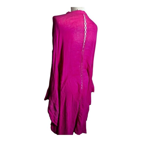 Jen’s Pirate Booty Revolve Magenta Duster Robe Size XS Beachy Coastal Boho - Picture 8 of 12